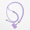 Clip para cordón de teléfono móvil de 6 mm colgante trasero ajustable para el cuello TPU junta para tarjetas cordón diagonal inclinado universal antipérdida