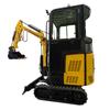 Fabricantes Exportación Tailandia 1.5 Toneladas Zanjadora Cabina Cerrada Hidráulica Autopropulsada Control Piloto Excavadora Agrícola