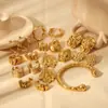 Brincos de Aço Titânio Dobrado Estilo Ins Celebridade da Internet Lava Brincos de Aço Inoxidável High-end Fashionáveis Brinco