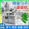 Máquina de Enchimento Automática Completa para Colher de Mel, Máquina de Enchimento e Selagem de Colheres Tipo Mesa Rotativa para Mel, Pasta de Pera e Gelatina de Couro de Jumento, Máquina de Enchimento de Fórmula de Pasta