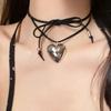 Colar de Amor Han Suxi Mulheres Ins Doce Cool Spice Colar Lace-up Coreia do Sul Moda Gargantilha Corrente Clavícula