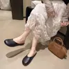 Mules vintage de mujer estilo francés talla grande, nuevo modelo de verano 2026, con lazo, sin cordones, suela suave, aptas para usar al aire libre