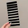 Gomas para el pelo cubiertas de cuero para mujer, diseñadas para no apretar ni dejar marcas en el cabello, scrunchies negros, gomas elásticas para el pelo para niños, alta elasticidad, gomas para el pelo duraderas