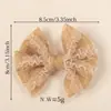 Joyería para la cabeza para niños japoneses y coreanos, pinza para el pelo con lazo de encaje, no daña el pelo del bebé, pinza lateral para niñas, clip para coleta, al por mayor