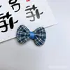 Nuevos Accesorios de Tela Estilo Coreano Lindos Cuadros Flores Pequeñas Lazos Accesorios DIY Accesorios de Ropa Hechos a Mano
