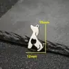 5 Piezas/Paquete Amazon Transfronterizo Personalizado Acero Inoxidable Hueco Forma de Corazón Colgante para Mascota Animal Perro En Stock