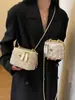 Bolso de Lana para Mujer para Otoño e Invierno 2025 Nueva Moda Nicho Cadena Bolso Cruzado de Lujo Mini Bolso Caja