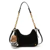 Diseño de Nicho Bolso de Axila de Color Contrastante Nuevo Invierno 2025 Bolso de Mujer Tendencia de Moda Bolso de Hombro Bolso Cruzado de Gama Alta