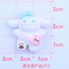 Sanrio desenho animado novo saco kulomi diy creme gel corda cabelo hairpin joias material acessórios resina