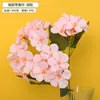 Ramo de Begonia Simulada de 5 Puntas, Boda de Azalea Simulada Decoración del Hogar, Ramo de Hortensia Simulada