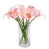 Lirio de cala mini de PU flor hecha a mano flor artificial flor de PU flor de seda flor seca flor falsa rama única pequeño Lirio de cala fábrica mayoreo