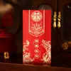 Sobres Rojos de Boda al por Mayor con Palabras Felices, Sobres Rojos de Mil Yuanes para Matrimonio, Regalos para Bloquear la Puerta, Bolsas de Sobres Rojos Festivas, Ventas Directas de Fábrica, Sobres de Dinero de la Suerte