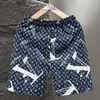 Pantalones cortos casuales de verano finos de jacquard para hombre, holgados, de longitud media, cinco puntos, para usar en exteriores, shorts grandes