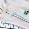 Pinza para el pelo de plátano estilo coreano y japonés, Nueva pinza transparente de torsión cruzada, Pinza vertical para coleta trasera con dientes, Pinza para el pelo