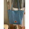 Bolso de Hombro Casual de Gran Capacidad Estilo Coreano 2026 Nuevo Bolso Tote de Mezclilla Bolso de Hombro de Lunares Dropshipping