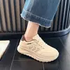 Nuevo Modelo de Verano 2026: Zapatos Casuales Gruesos Retro de Punta Redonda para Mujer, Talla Única