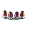 Tampas de Válvula Coloridas Transfronteiriças para Carro e Motocicleta, Coberturas de Válvula em Estilo Americano, Tampas de Válvula de Pneu