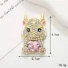 2024 Nuevos Accesorios de Joyería para Bebés Dragón Lindos Año del Dragón Buena Suerte Festivo de Año Nuevo Zodiaco Año Joyería de Aleación de Zinc