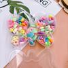 Venta Caliente Transfronteriza Cuentas Acrílicas de Agujero Grande Pulsera Acrílica para Niños Cuentas Hechas a Mano DIY Joyería Traje Combinado