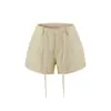 Novos Shorts Casuais Versáteis de Verão 2026, Novos Calças de Perna Larga Soltas Emagrecedoras com Cordão Decorativo de Cintura Alta