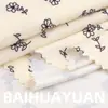 Tecido de Malha Estampado de Seda de Leite Pijama Vestido Cartoon para Bebês e Crianças Roupas Tecido de Malha