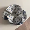 Punto de ola pequeño fresco floral anillo para el pelo de intestino grueso dulce suave bola en la cabeza anillo para el pelo de la cintura cuerda para el pelo accesorios para el pelo nuevo