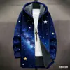 Cruce de Fronteras Nuevo Modelo Temu Independiente 3D Digital Libre de Riesgos para Hombre Holgado con Cremallera Sudadera Cardigan Chaqueta de Algodón DIY desde Imágenes