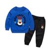 Conjunto de Sudadera para Niños Otoño 2026 Conjunto de Dos Piezas Estampado Navideño Algodón Puro Ropa Cómoda para Niños Venta al por Mayor