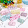 Ímã de geladeira de prato com personagem fofo adesivo magnético acrílico com palavras de bênção personalizadas ímã de texto cor de doce ímã