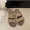 Sandalias verdes de plataforma sin cordones, modelo nuevo 2026 con cierre de velcro, sandalias cómodas de suela blanda para uso en exteriores, sandalias de playa sin cordones