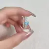 Anillo de Estrás con Diseño Hueco Estilo Coreano Moda Versátil Fresco Dulce Elegante Exquisito Anillo Versátil