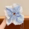 Lindo y Dulce Scrunchie Floral con Lazo para Niñas y Niños, Accesorio para Moño, Goma para el Cabello, Cuerda para el Cabello