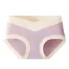 Ropa Interior de Maternidad Modal 10A Verano Delgada Transpirable Sin Costuras Cintura Baja Soporte Abdominal en V Embarazo Postparto Ropa Interior para Mujer