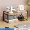 Estantería de Escritorio, Estante de Almacenamiento Multicapa de Hierro, Estante Pequeño para Escritorio de Dormitorio Estudiantil, Herramienta de Organización para Escritorio de Oficina