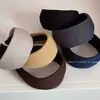 Diadema de Punto Rayada Estilo Coreano para Otoño e Invierno, Ancha, Corona Alta, Simple, Versátil, Diadema de Gama Alta para Mujer, para Lavarse la Cara Diariamente