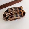 Presilha de Cabelo Estampa de Leopardo para Mulheres, Novo Acessório de Cabelo de Alta Qualidade Que Não Machuca a Cabeça, Adequado para Cabelos Grossos, Coque Baixo e Presilha de Garra para Nuca