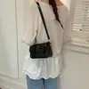 Bolso Pequeño Cuadrado de Cuero Encerado Retro para Mujer 2026 Primavera Nuevo Bolso de Hombro de Moda Tendencia Bolso Cruzado Pequeño Versátil Casual