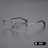 Armazón de Gafas de Marco Completo para Hombres H2340 Titanio Puro Ultraligero Armazón para Gafas de Miopía Luz Antiazul Armazón de Gafas de Alta Calidad