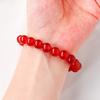Pulsera de cuentas de piedra de cristal natural de 8 mm transfronteriza para hombres y mujeres, pulsera elástica de amatista y citrino al por mayor