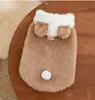 Ropa para Perro Otoño Engrosada con Forro Polar Ropa para Corgi Teddy Bomei Perro Pequeño Gato Ropa para Mascotas Venta al por Mayor