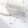 Tobillera de Campanilla Flor de Durazno Pequeña para Mujer Verano Estilo Chino Doble Capa Cadena para el Pie Estilo Mejor Amiga Regalo de Cumpleaños Joyería para el Pie