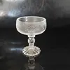 Copa de Postre Alta Estilo Europeo, Taza Creativa con Relieve para Té de la Tarde, Copa de Helado, Vaso para Bebidas Frías, Copa de Champagne