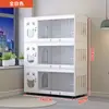 Villa Gato Espacio Jaula de Gato de Lujo Tienda de Mascotas Casa para Gatos Hogar Nido para Gatos de Interior Gabinete para Gatos Otros Tapetes para Arenero de Gato