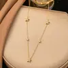 [Collar Explosiones 2] Collar simple de nicho de personalidad de gran venta con colgante de diseño con sentido de estrella de mar con textura de puntos de onda para mujer