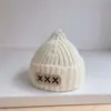 Gorro estiloso para niños de otoño e invierno, gorro versátil estilo coreano para primavera, gorro de lana para niños y niñas con personalidad única