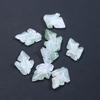 14x 20mm Colgante de Hoja de Esmeralda Natural Tianshan DIY Accesorios Antiguos para Horquilla Corsage