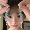 Hermosos Aretes ~ Estilo Étnico Exóticos Aretes de Borla de Cristal Retro Largos de Alta Gama Venta al por Mayor