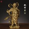 Figura de Bronce del Bodhisattva Weituo, Estatua de Artes Marciales, Bodhisattva Guanyin, Estatua de Guan Gong, Estatua de la Deidad Guardiana Weituo, Decoración para Sala de Estar