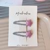 Novo Grampo de Cabelo Estrela Cintilante Estilo Coreano Acessórios de Cabelo Ins Simples Presilha Lateral Headdress Popular para Menina Pequena Margarida Estilo Floresta