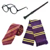 Cosplay de Personaje Har*Po* Sombrero de Academia de Magia Varita Mágica Bastón Corbata de Disfraz Bufanda Accesorios para Fiesta de Baile
